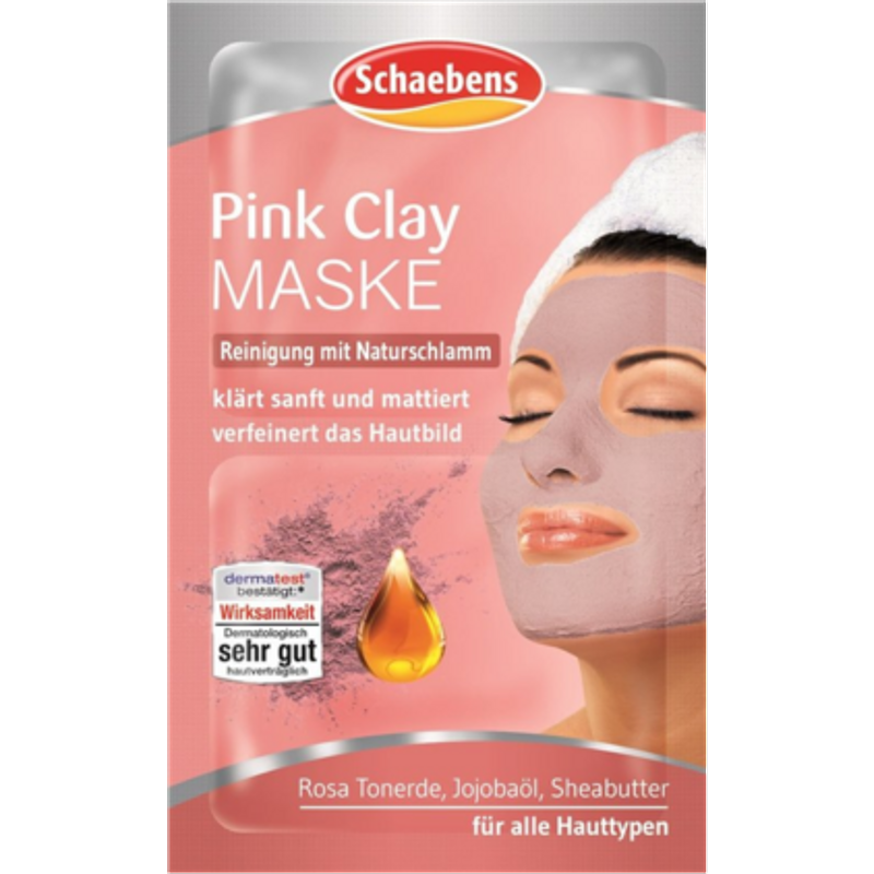 Schaebens Pink Clay Mask 2x5ml