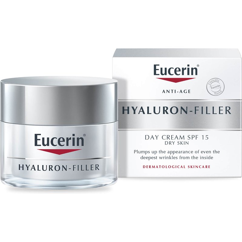 Eucerin® Anti-Age Hyaluron-Filler Day Cream for Dry Skin SPF15 + UVA Protection (50ml)