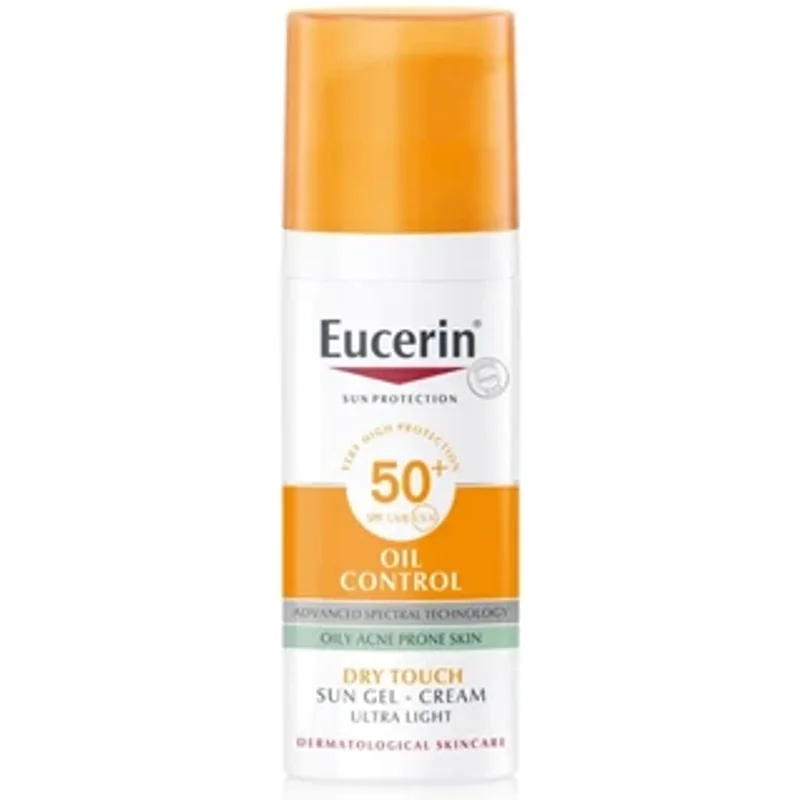Eucerin Oil Control Sun Gel-Cream Dry Touch SPF 50+ Sunscreen 50ml