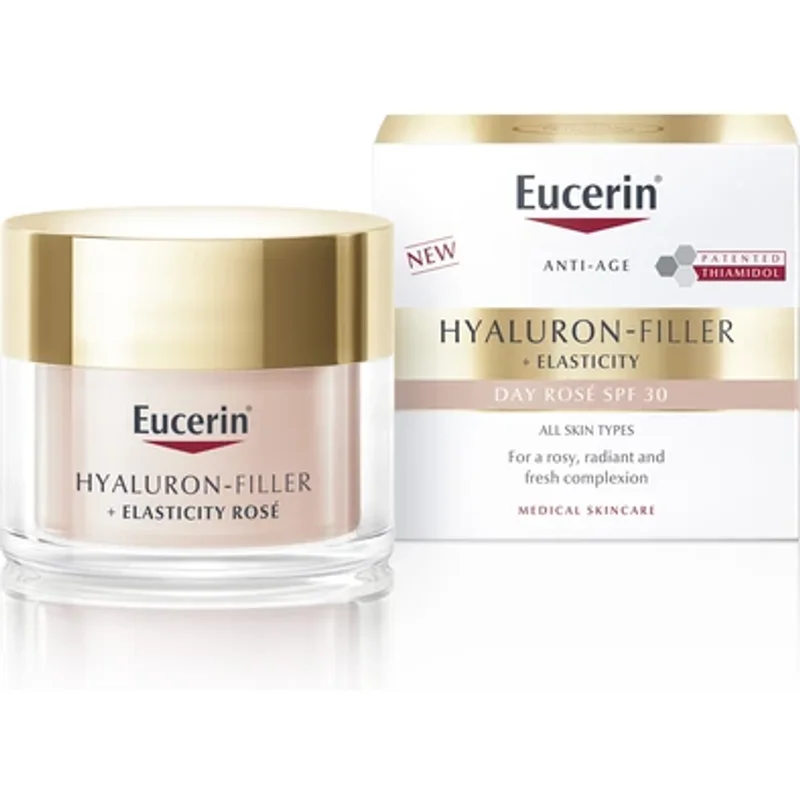 Eucerin Hyaluron-Filler + Elasticity Anti-Ageing Day Cream Rose SPF 30 50ml