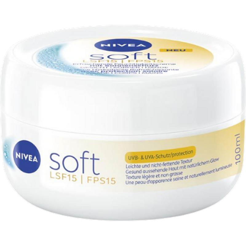 Nivea Soft Moisturizing Cream SPF15 - 100 ml