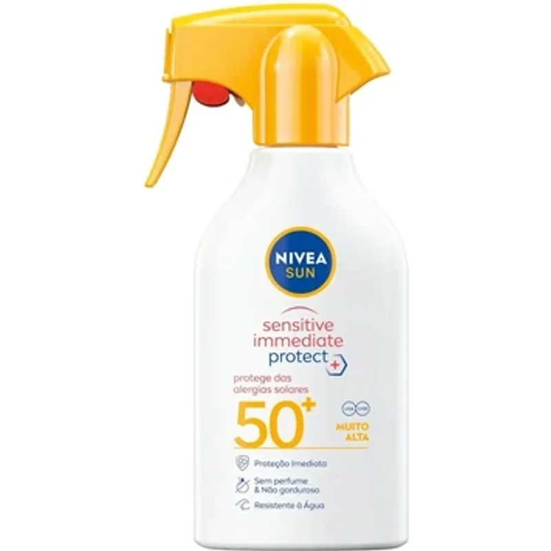 Nivea Sun Sensitive Immediate Protect+ Sunscreen Spray SPF 50+ 250ml