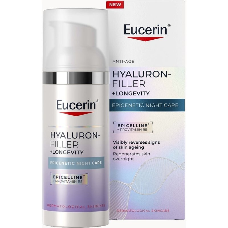 Eucerin Hyaluron-Filler + Longevity Epigenetic Night Care 50ml