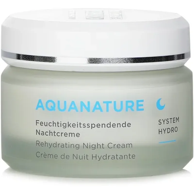 Annemarie Borlind Aquanature System Hydro Rehydrating Night Cream For Dehydrated Skin 50ml