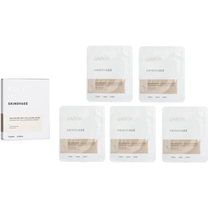BABOR Skinovage Balancing Bio-Cellulose Mask For Combination Skin 5pcs