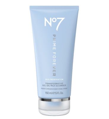 No7 Prime Forever Transformative Gel-Oil-Milk Cleanser 150ml