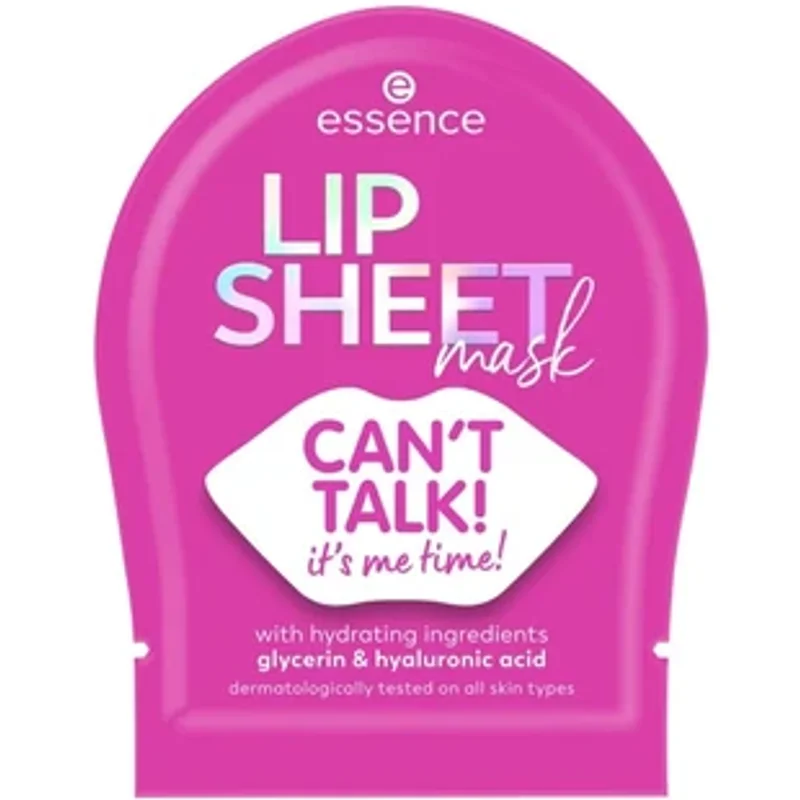 essence Lip Sheet Mask 01 CAN'T TALK! it's me time!