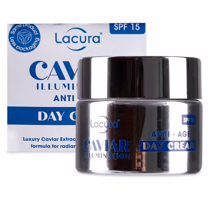 Lacura Caviar Illumination Anti-Age Day Cream SPF 15 Anti-Wrinkle Moisturizer