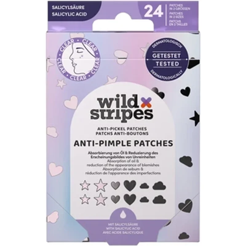 Wild Stripes Anti-Pimple Patches Holo Clear 24 Patches