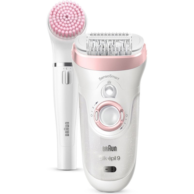 Braun Silk-épil 9 9-985 Beauty Set, White/Rose Gold