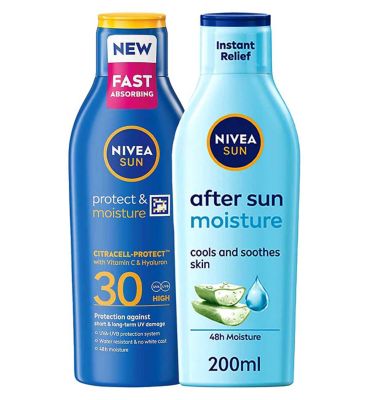 Nivea Sun Lotion  Aftersun Bundle