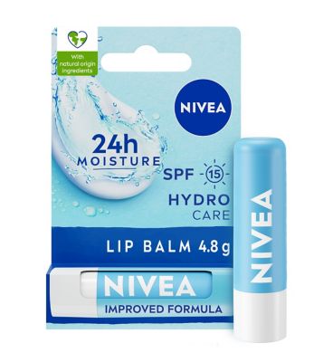 NIVEA Hydro Care Lip Balm SPF15 4.8g x 3