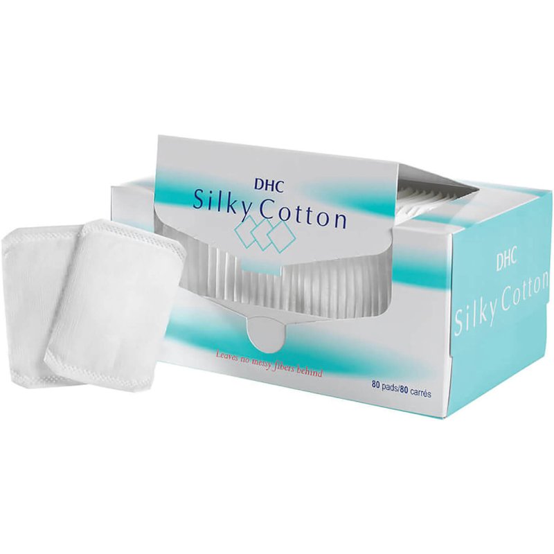 DHC Silky Cotton Cosmetic Pads (80 Pack)