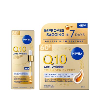 Nivea Q10 Facial Butter  Serum Bundle