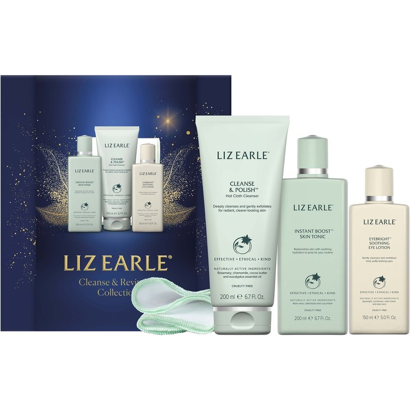 Liz Earle Cleanse & Revitalise Collection Christmas Gift (Worth £69)