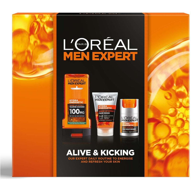 L'Oreal Paris Men Expert Alive and Kicking 3 Piece Gift Set For Him
