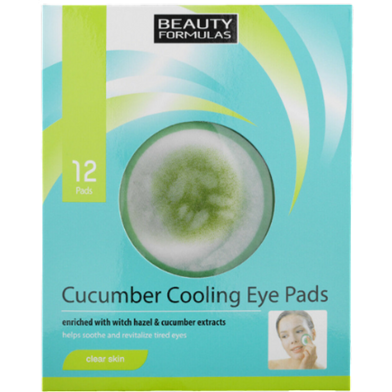 Beauty Formulas Cucumber Cooling Eye Mask - 12 pcs