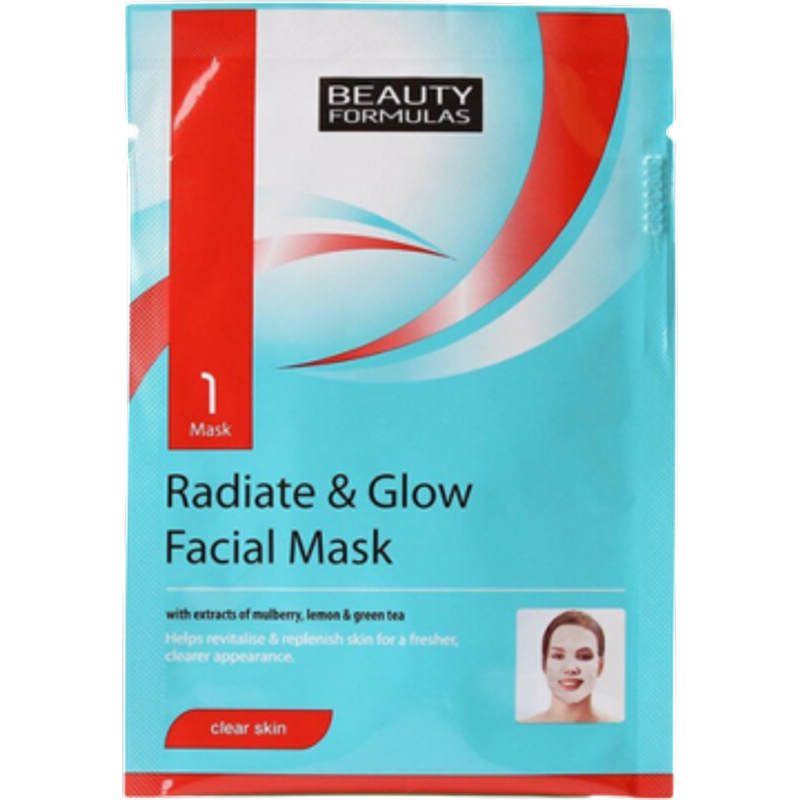 Beauty Formulas Radiate & Glow Face Mask