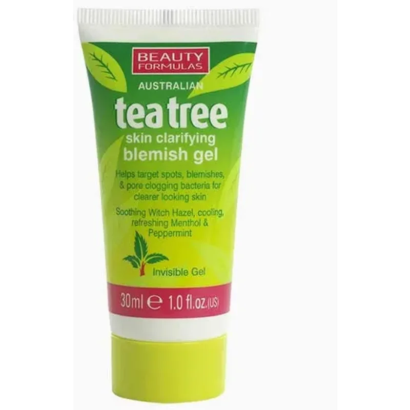 Beauty Formulas Australian Tea Tree Skin Clarifying Blemish Gel 30 ml