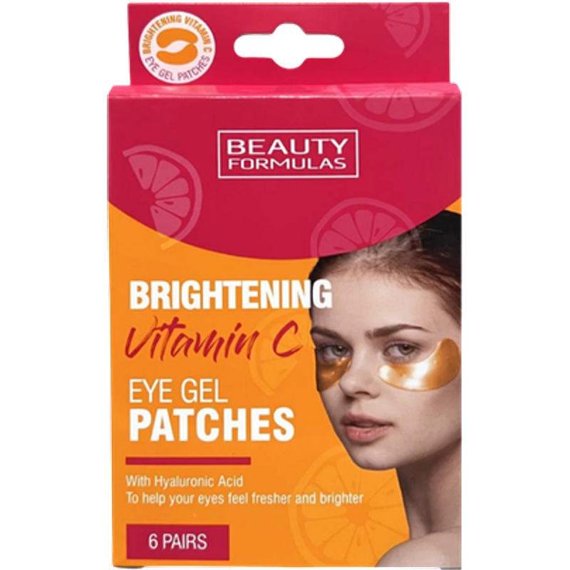 Beauty Formulas Brightening Vitamin C Eye Gel Patches - 6 Pairs