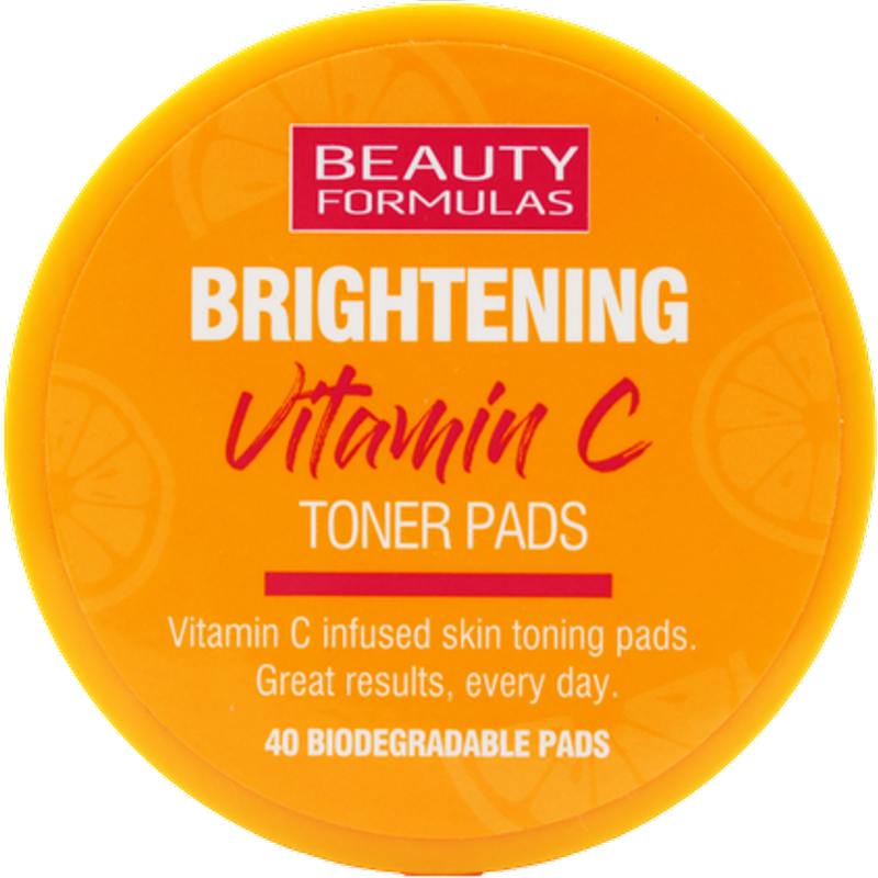 Beauty Formulas Brightening Vitamin C Toner Pads - 40 pcs