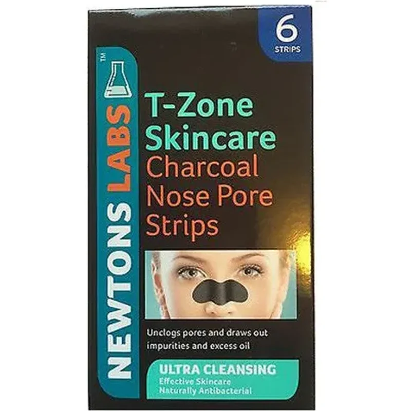 T Zone Charcoal & Tea Tree Ultra Cleansing Nose Pore Strips 6 Strips