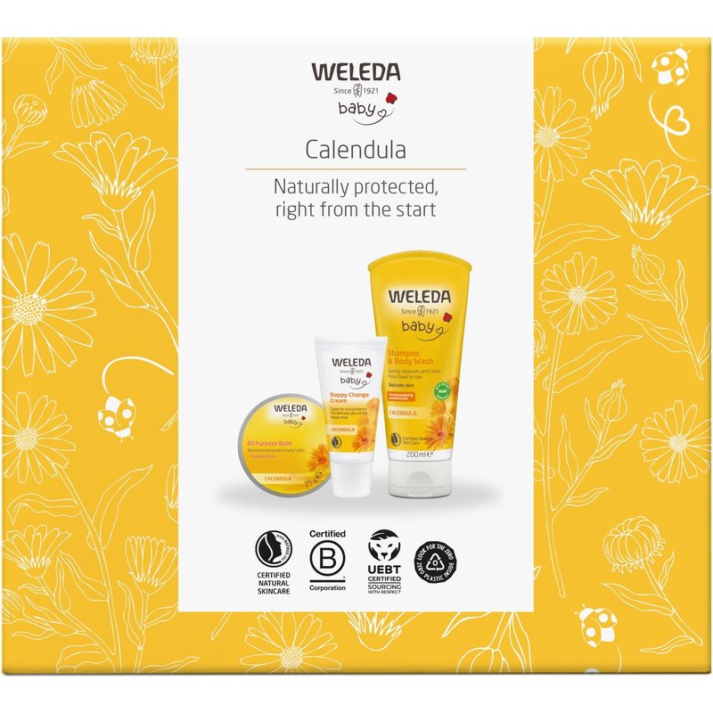 Weleda Mother and Child Calendula Baby Skincare Gift Set