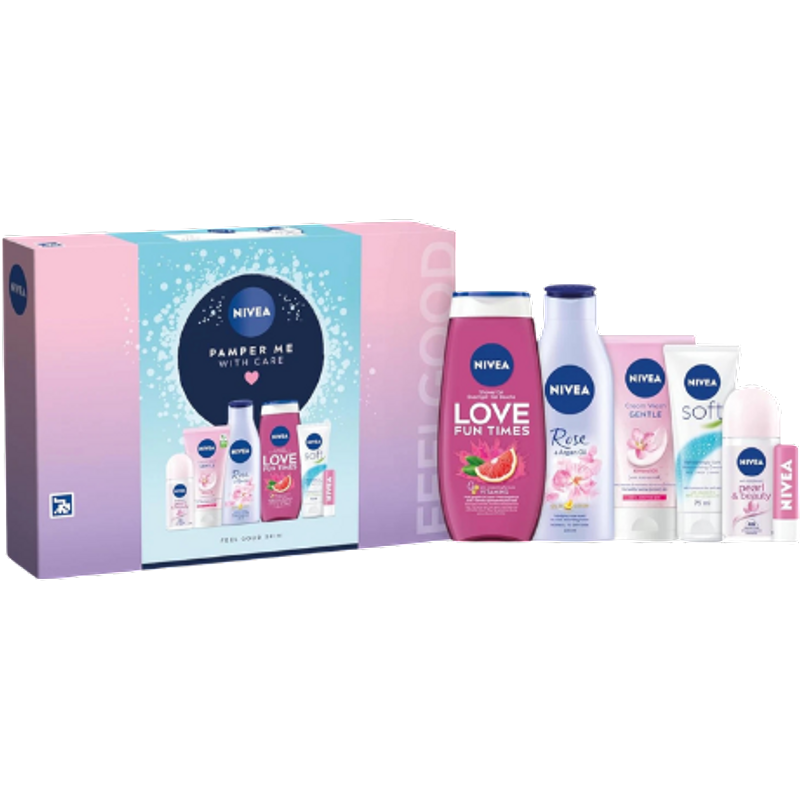 Nivea Pamper Me With Care Gift Set - 6 Pcs