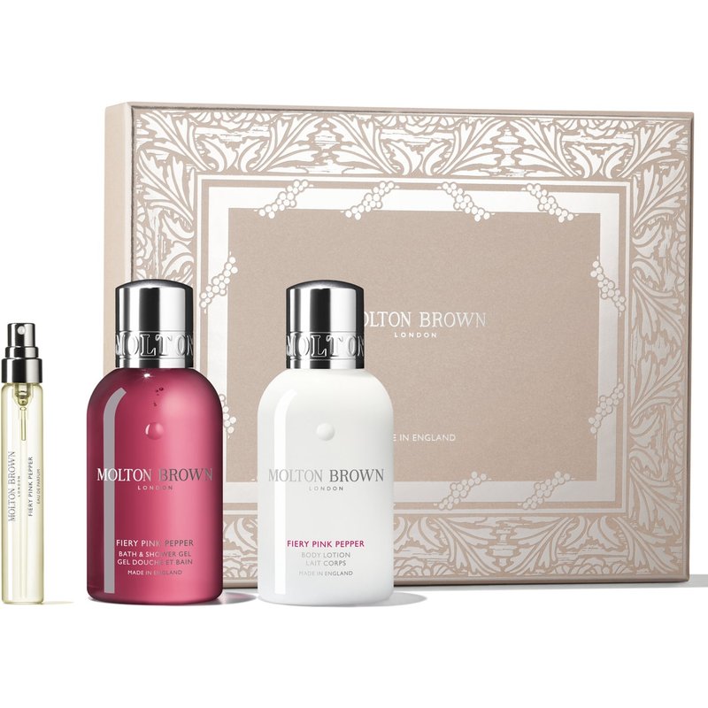 Molton Brown Fiery Pink Pepper Travel Gift Set (Worth £44)