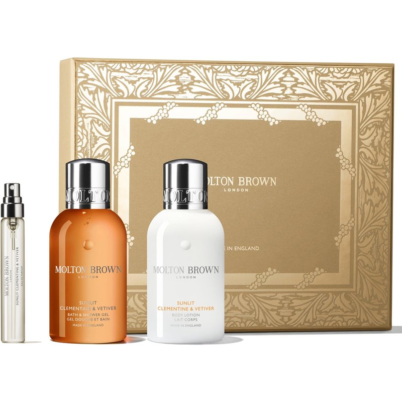 Molton Brown Sunlit Clementine & Vetiver Travel Gift Set