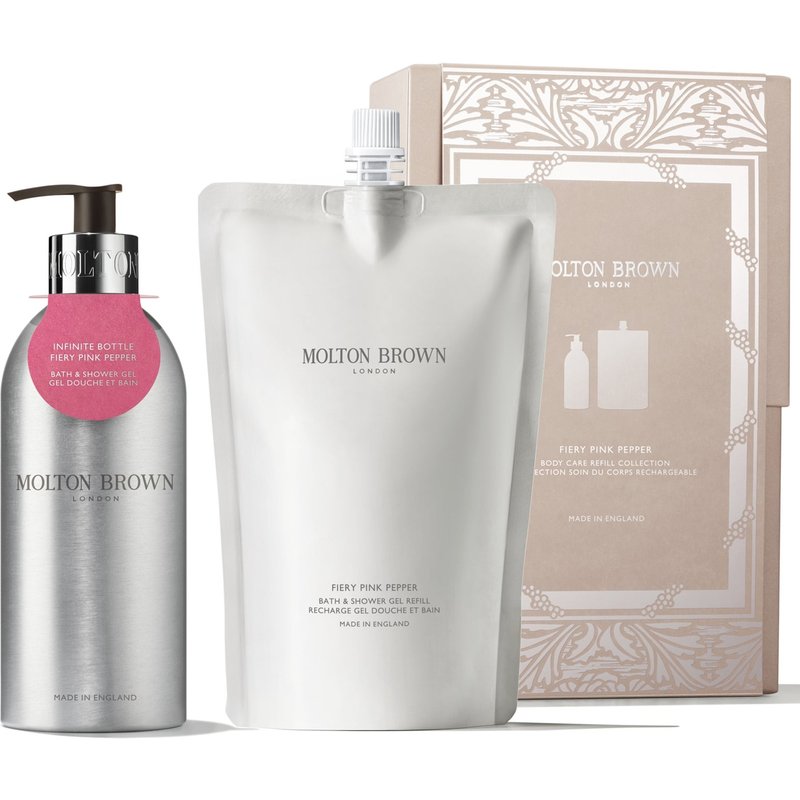 Molton Brown Fiery Pink Pepper Body Care Refill Gift Set
