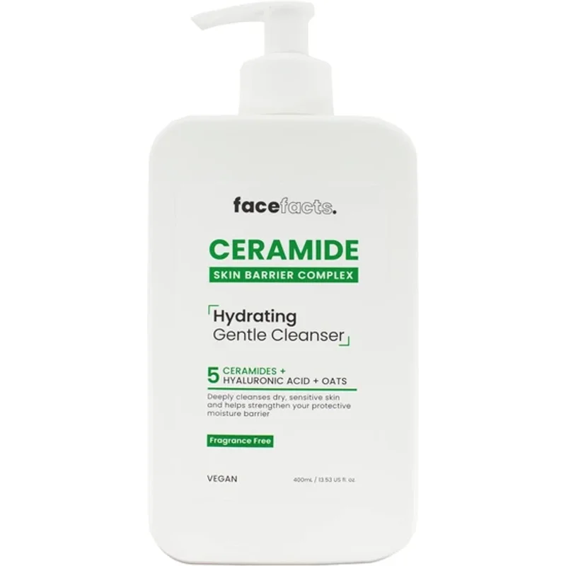 Face Facts Ceramide Hydrating Gentle Cleanser 400ml