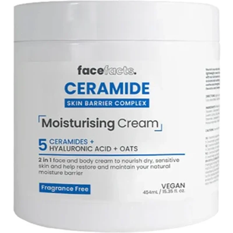 Face Facts Ceramide Skin Barrier Complex Moisturising Cream 454ml