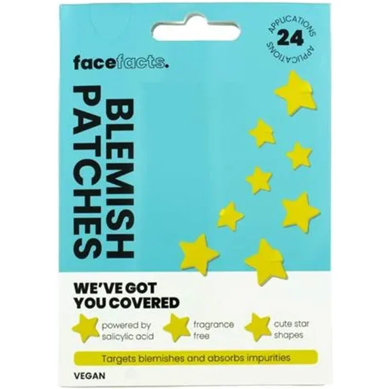 Face Facts Blemish Patches Yellow Stars 24 Application