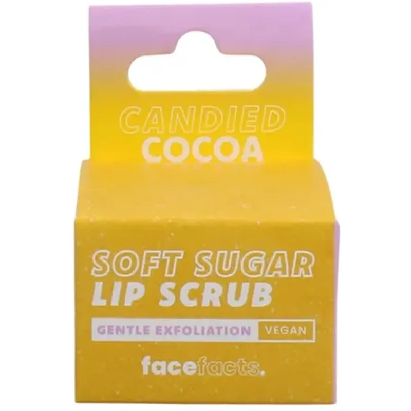 Face Facts Soft Sugar Lip Scrub Candied Cocoa 10g