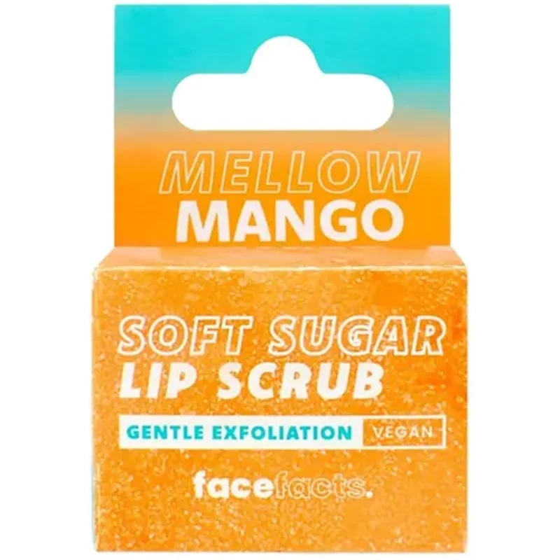 Face Facts Soft Sugar Lip Scrub Mellow Mango 10g