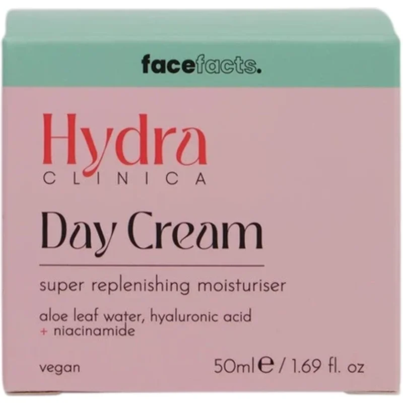 Face Facts Hydra Clinica Super Replenishing Moisturiser Day Cream 50ml