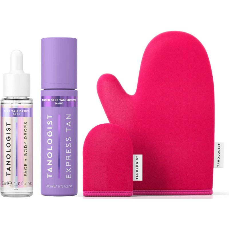 Tanologist Dark Drops, Tinted Mousse and Mitt Bundle