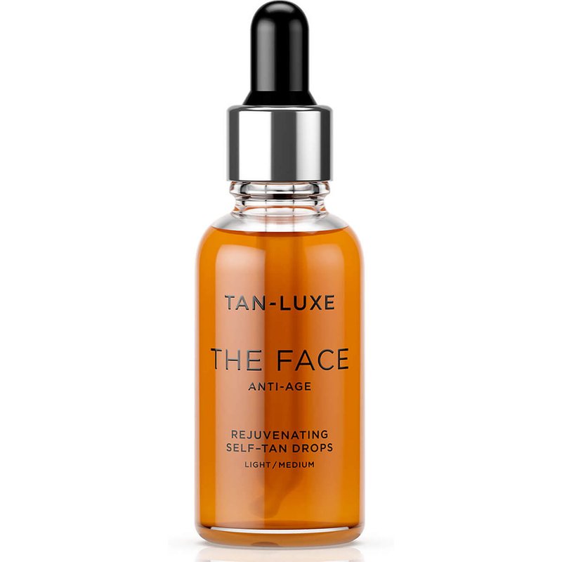 Tan-Luxe The Face Anti-Age Rejuvenating Self-Tan Drops 30ml - Light/Medium