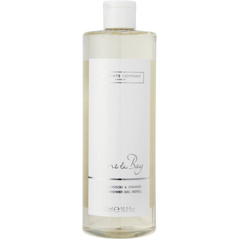The White Company Lime & Bay Bath & Shower Gel Refill 500ml