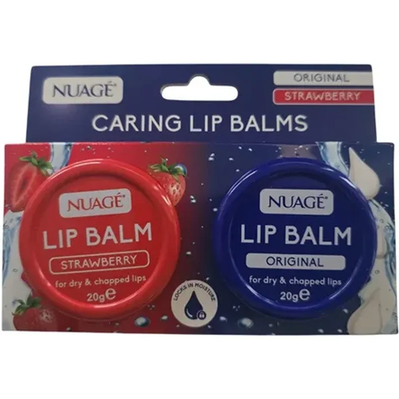 Nuage Twin Pack Caring Lip Balms