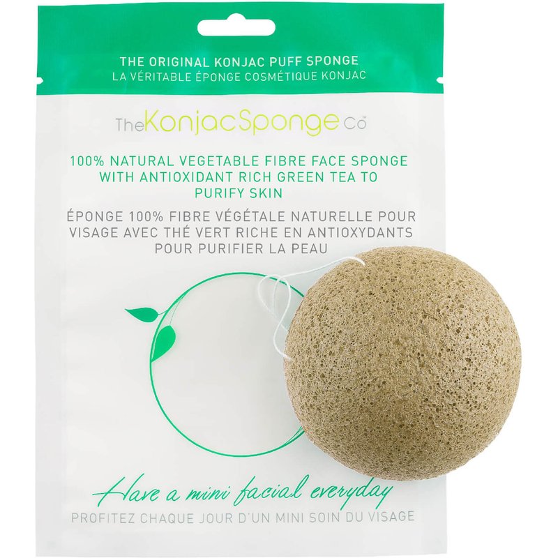 The Konjac Sponge Company Facial Puff Sponge with Green Tea