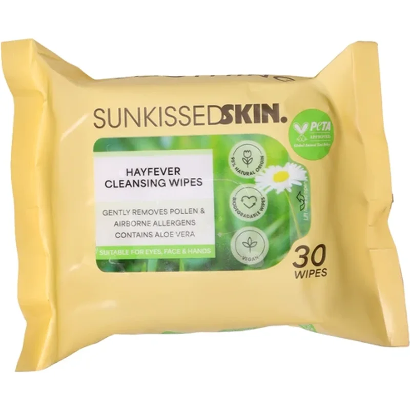 Sunkissed Skin Hayfever Cleansing Wipes 30 Wipes
