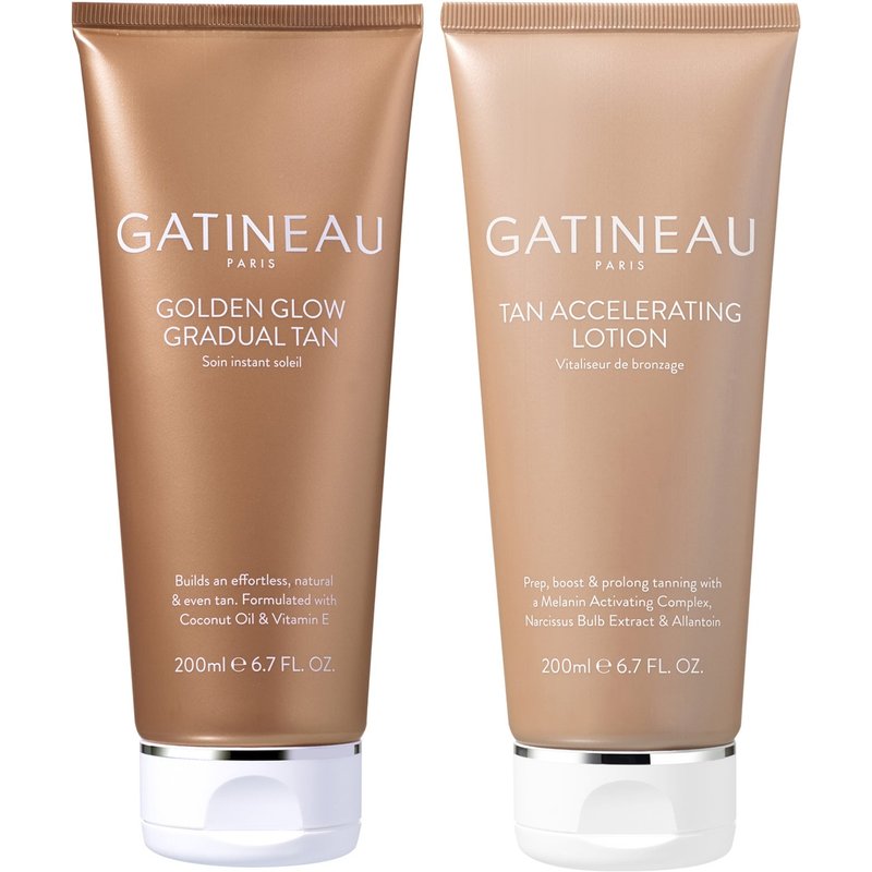 Gatineau Tan Accelerating Lotion and Golden Glow Gradual Tan Giftset