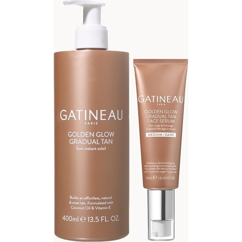 Gatineau Golden Glow Face & Body Duo 450ml - Medium/Dark