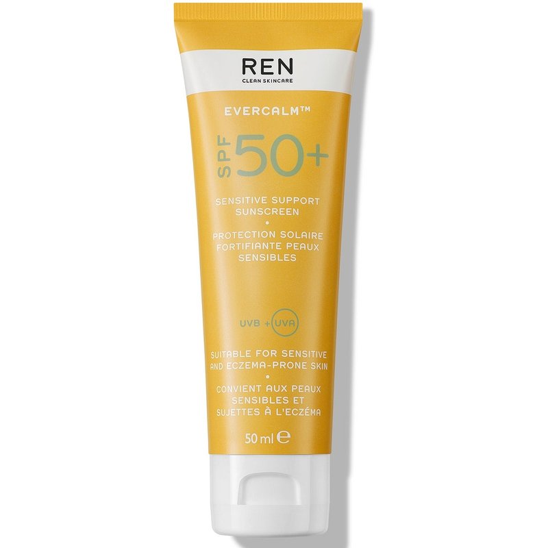 REN Clean Skincare Evercalm Sensitive Support Sunscreen SPF50+ 50ml