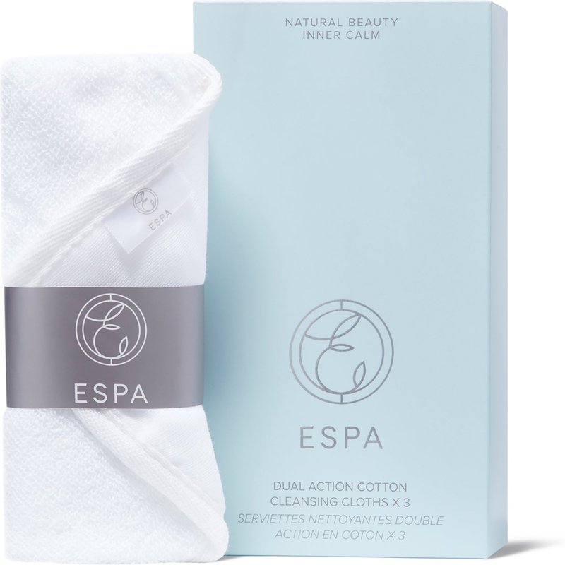 ESPA Dual Action Cotton Cleansing Cloths (Set of 3)
