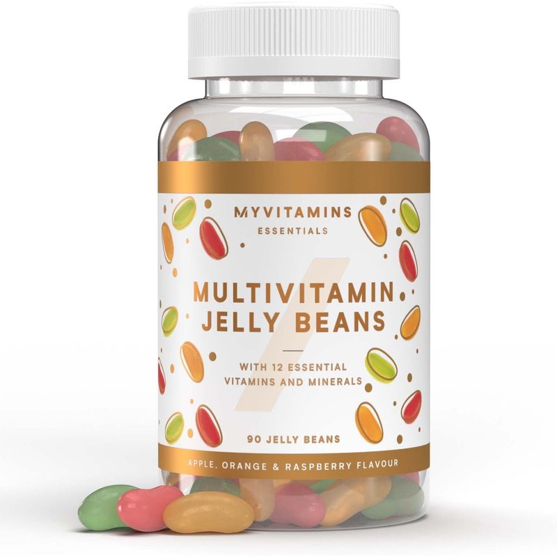 Myvitamins Multivitamin Gummies - 90gummies - Apple, Orange & Raspberry (Jelly Beans)