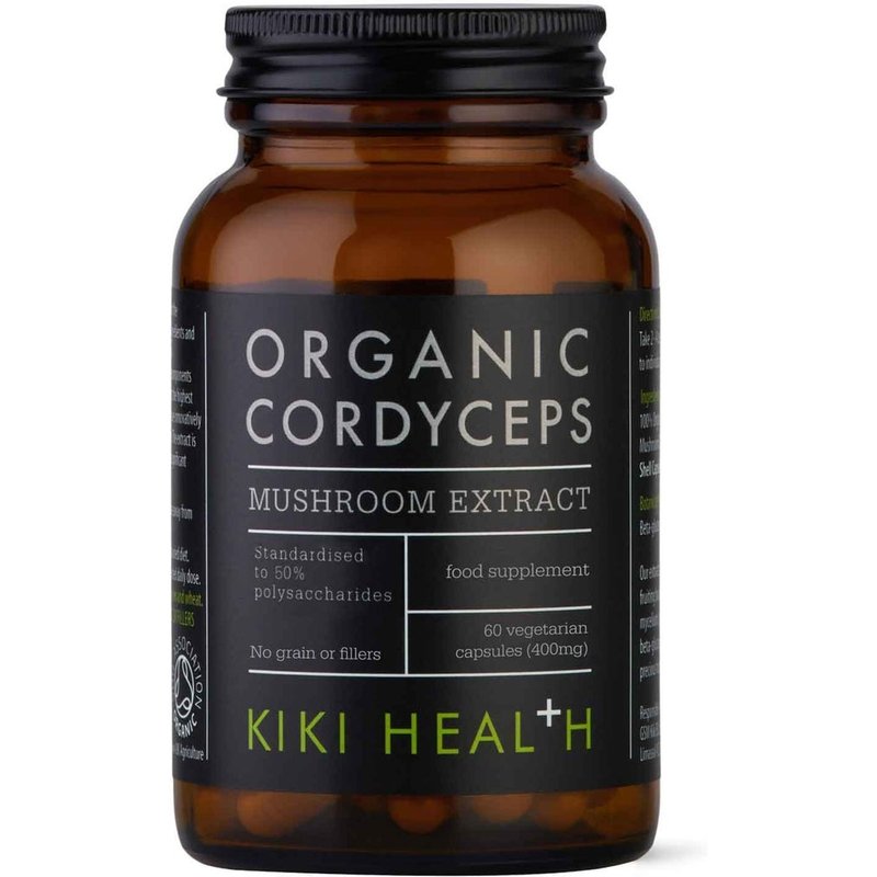 KIKI Health Organic Cordyceps Extract Mushroom (60 Vegicaps)
