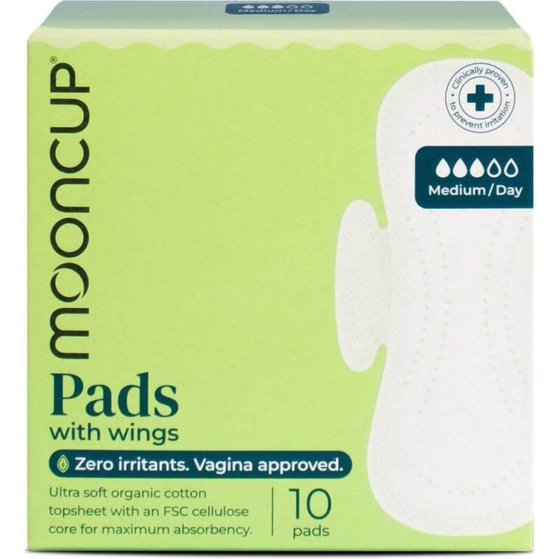 Mooncup Pads with Wings - Medium/Day (10 pack)